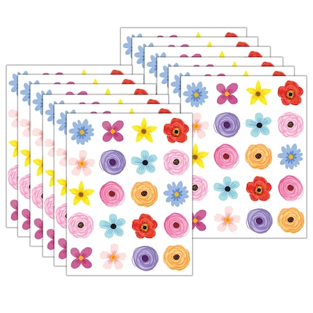 Teacher Created Resources Wildflowers Stickers, 10 Designs, 1440PK 7092